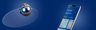 Background for VeltraX Auron trading platform hero section