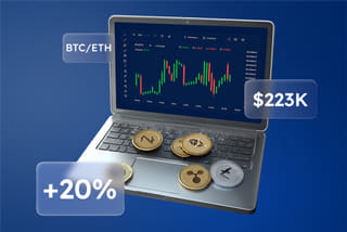Technology visualisation of an AI automated trading system on VeltraX Auron